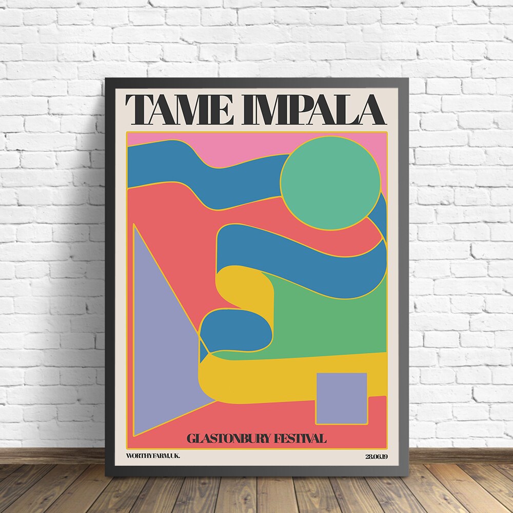 Impala Color Block Poster